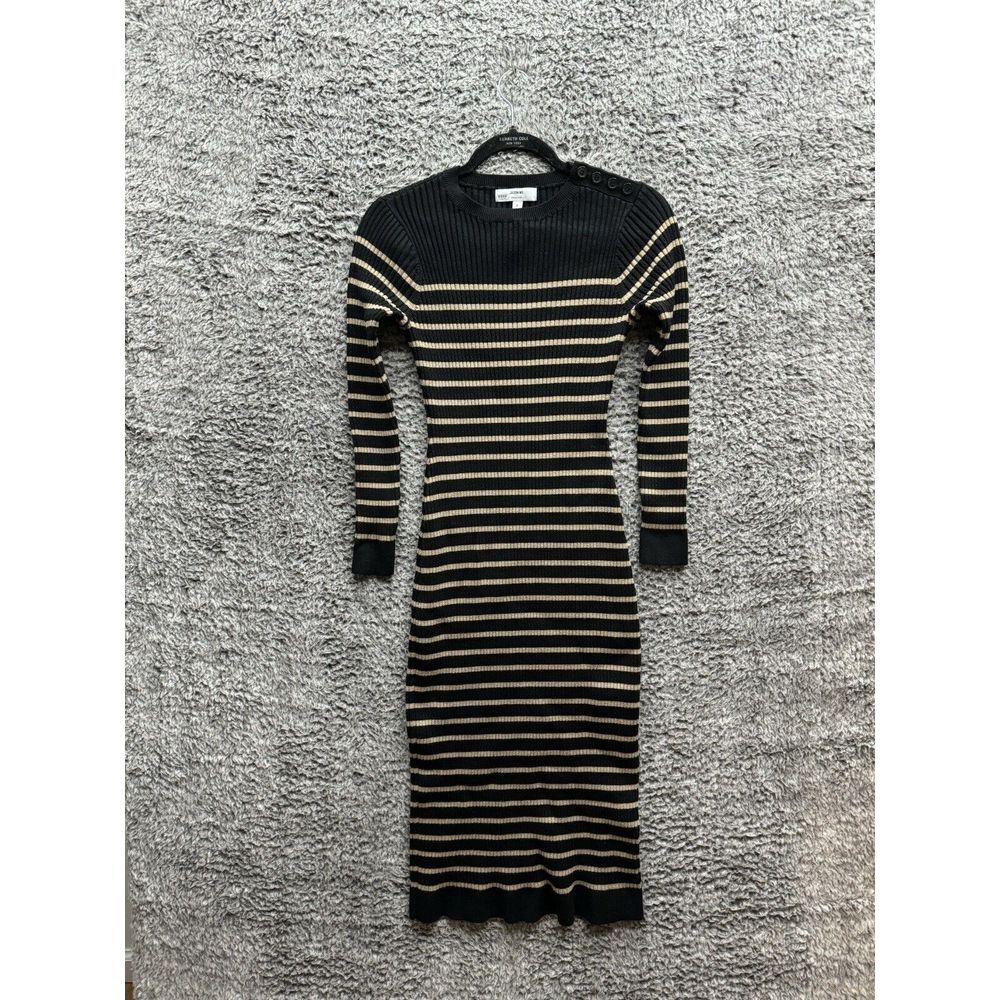 $495‎ Jason Wu Collective  Striped Sweater Dress Size Small